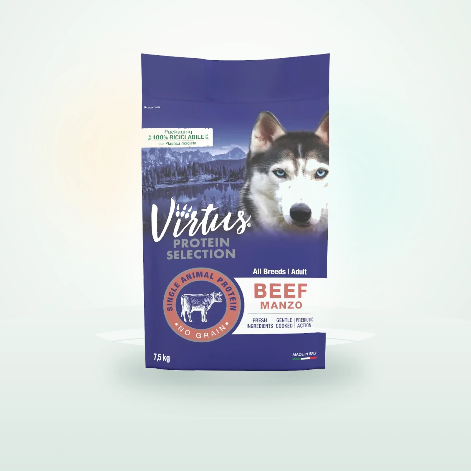 Virtus Dog Protein Selection Adult Manzo No Grain