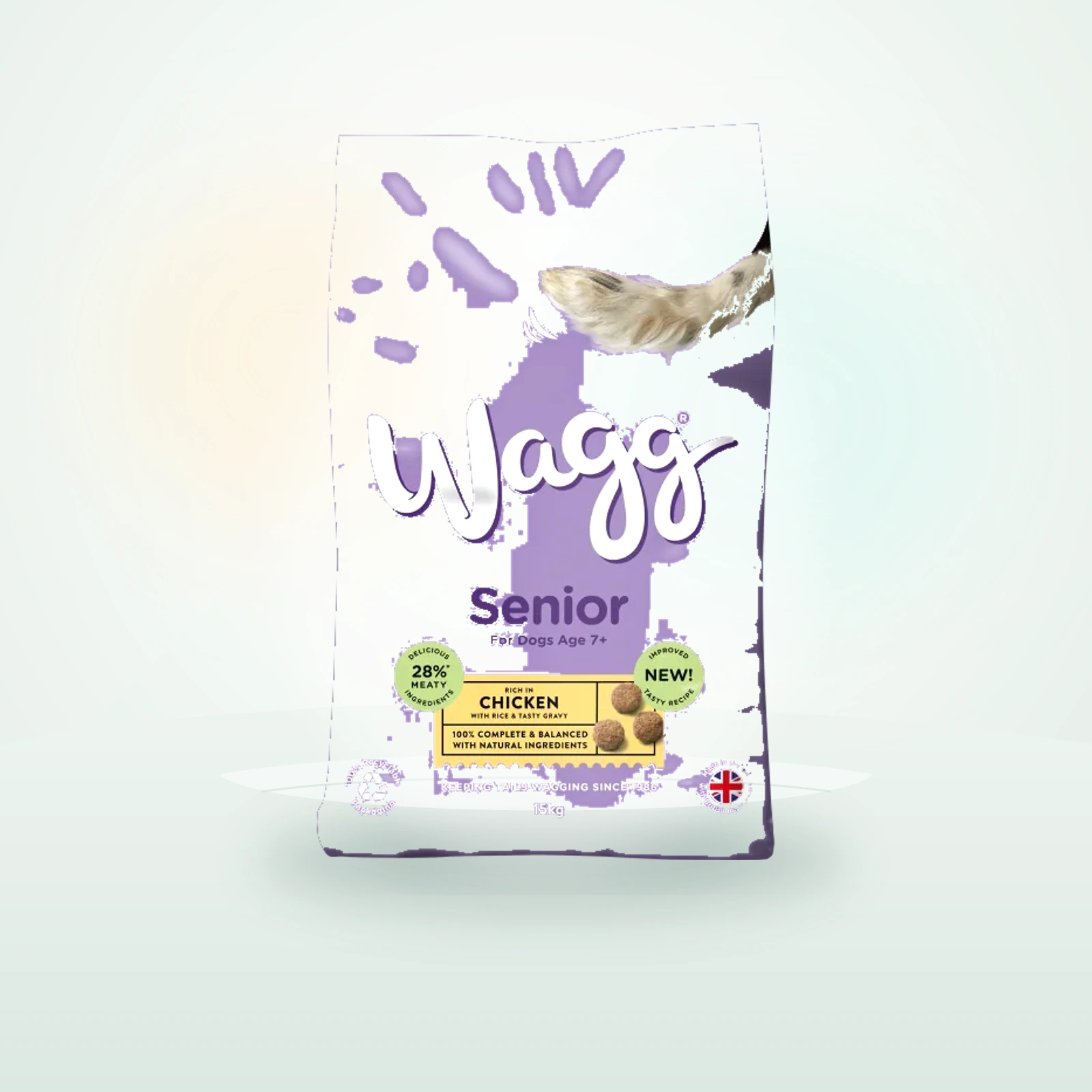 Wagg Senior Dog Food with Chicken