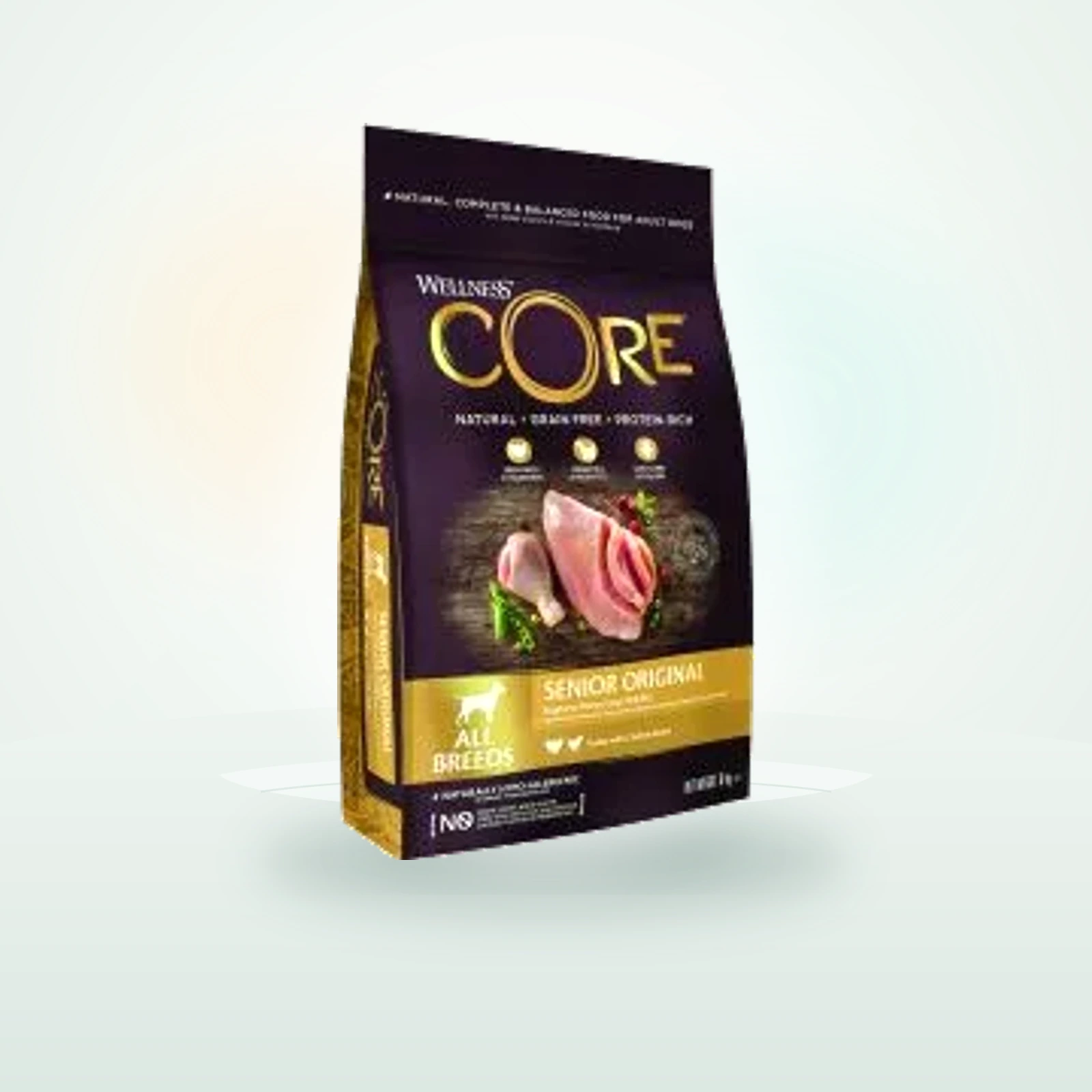 Wellness CORE croquettes senior de toute race Original - à la dinde et au poulet