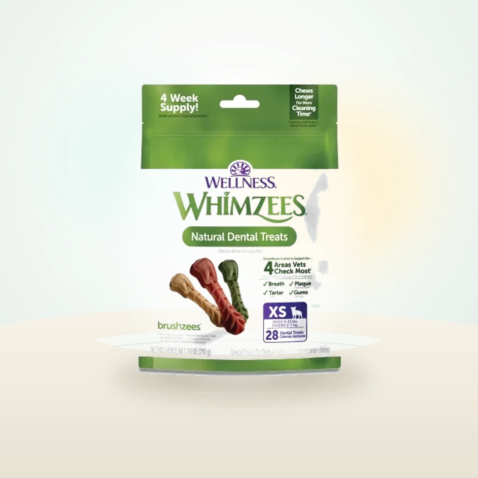 Whimzees Brushzees Dog Dental Treats