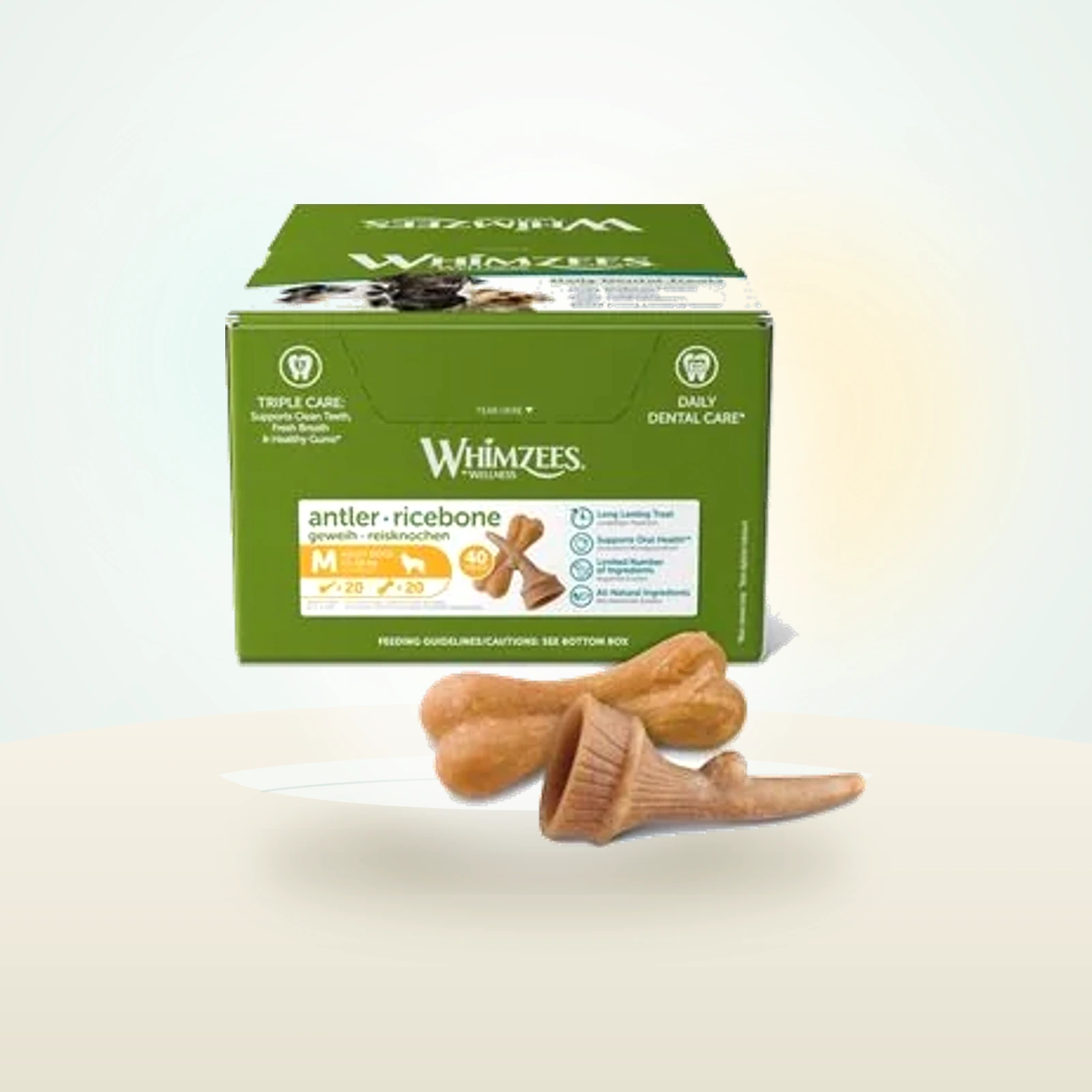 Whimzees by Wellness Antler & Ricebone