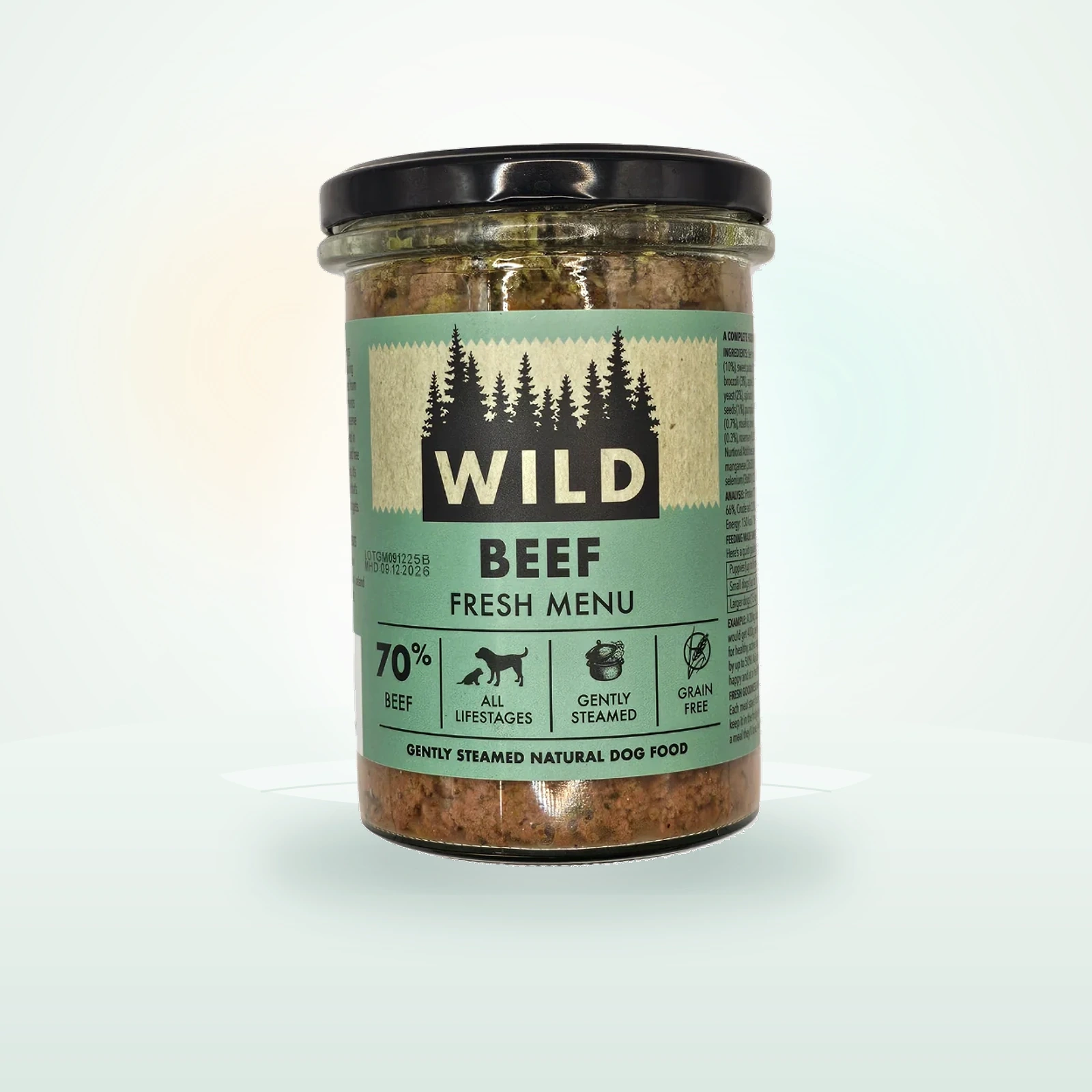WILD Fresh Dog Food Jar - Beef