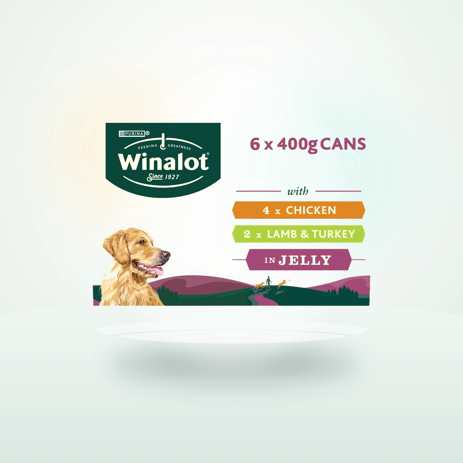 Winalot Classics in Jelly Chicken & Lamb Wet Dog Food - Cans