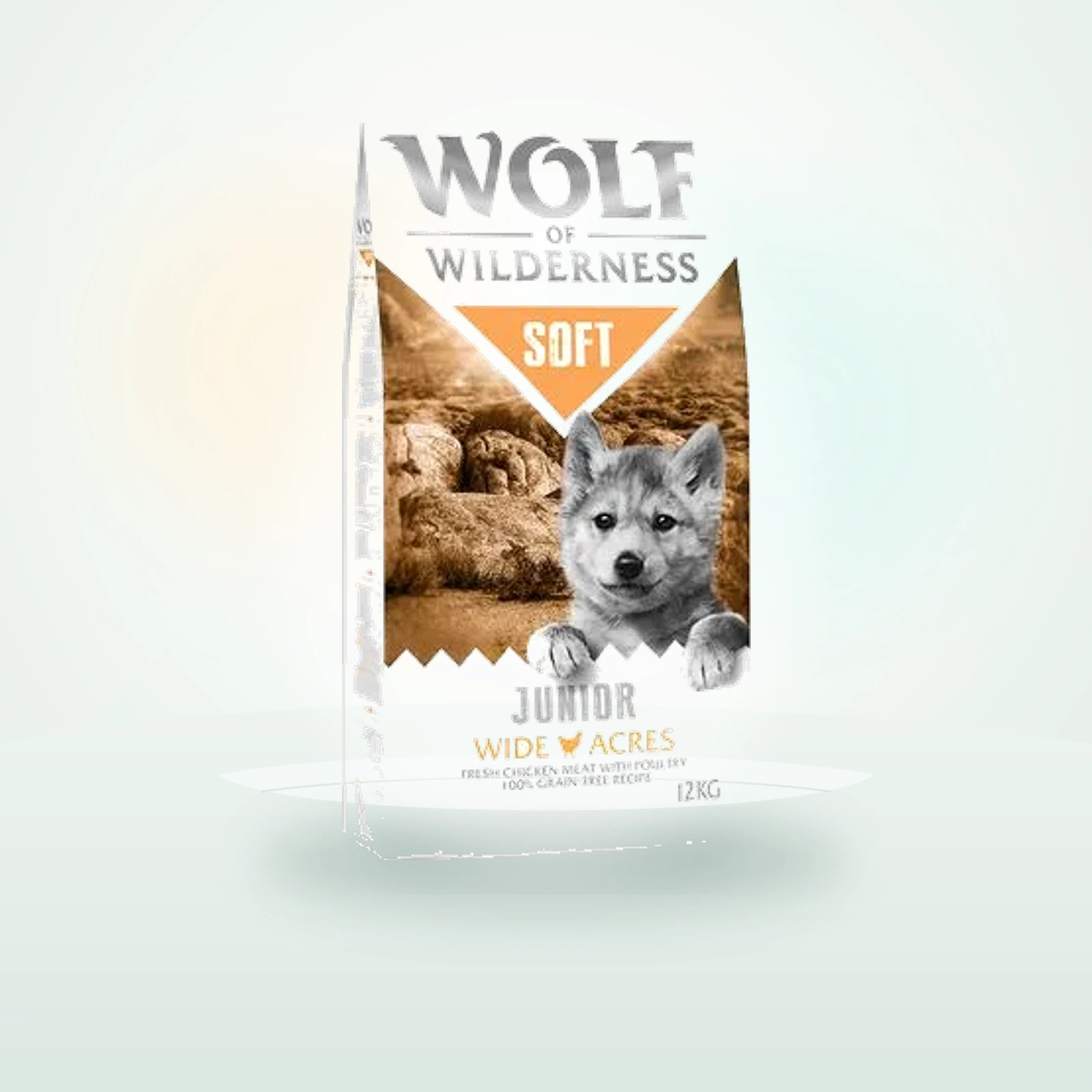Wolf of Wilderness Junior Soft Wide Acres, poulet pour chiot