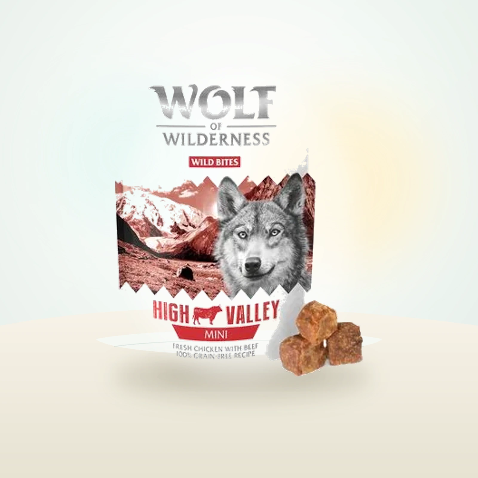Wolf of Wilderness Mini Wild Bites High Valley - Beef & Chicken