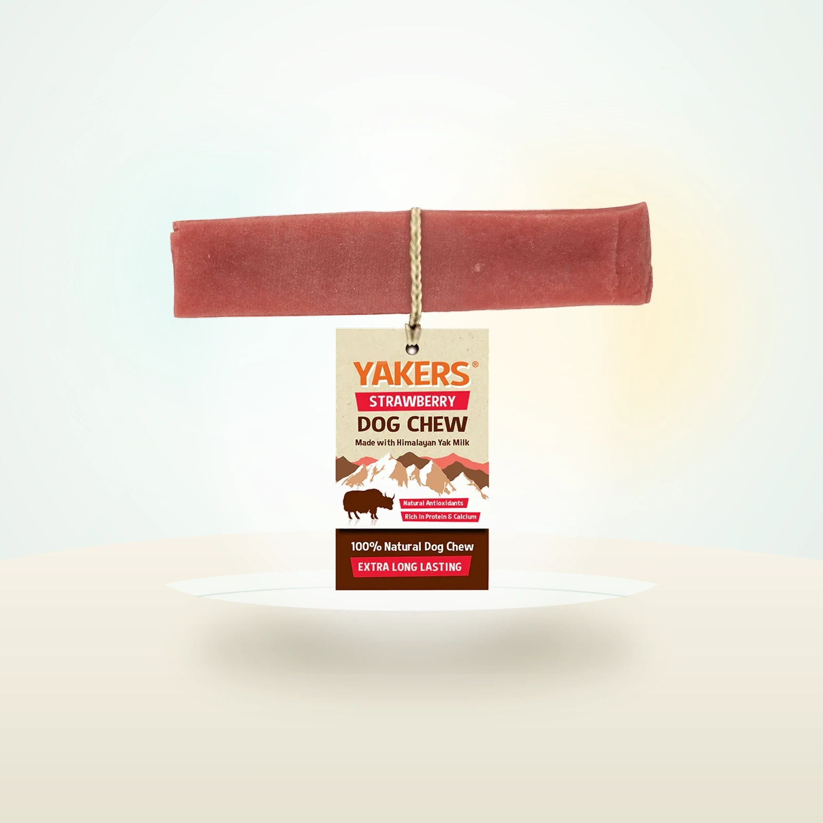 Yakers Strawberry Himalayan Yak Chew