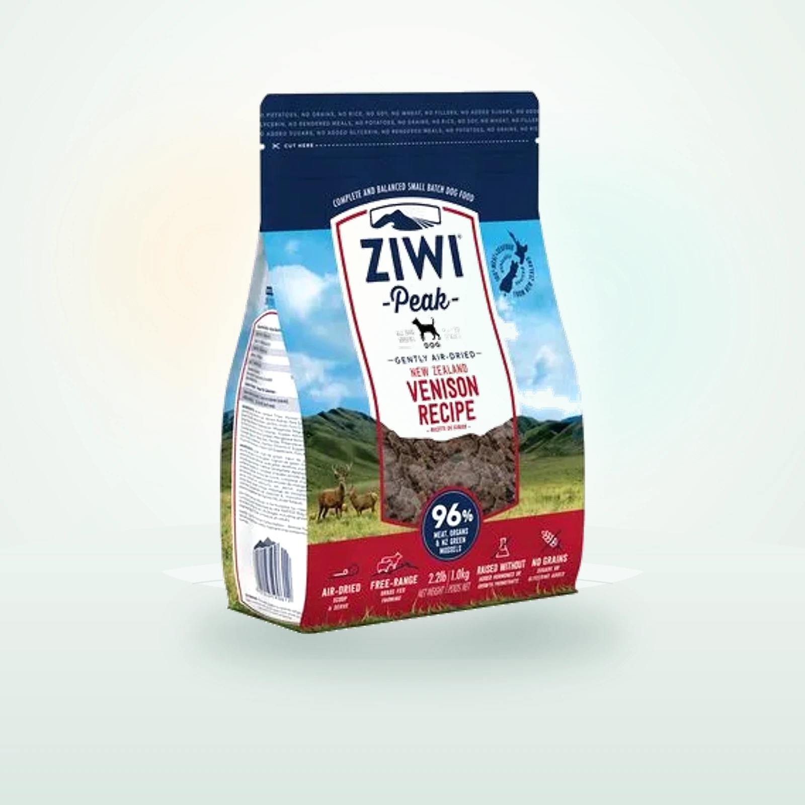 Ziwi Peak con ciervo secado al aire