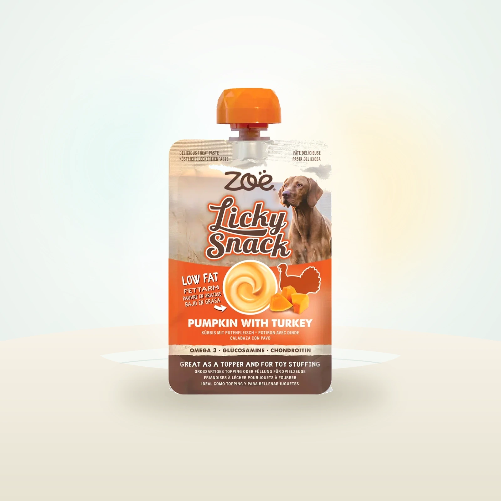 Zoe Licky Snack Pumpkin & Turkey Recipe Dog Treat