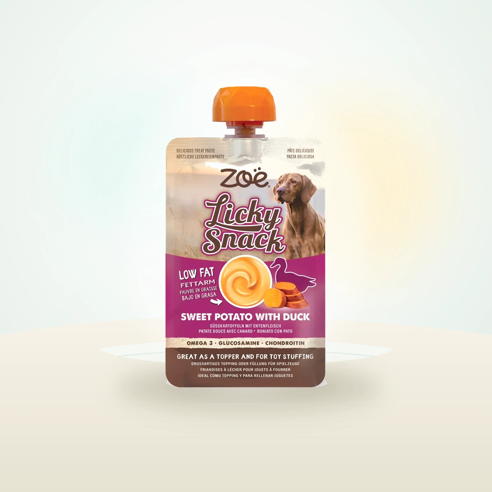 Zoe Licky Snack Sweet Potato & Duck Recipe Dog Treat