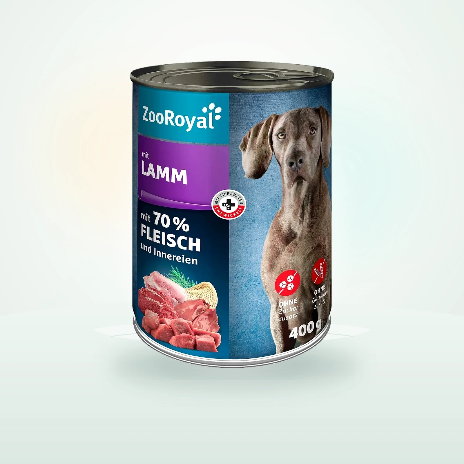 ZooRoyal Hunde-Nassfutter mit Lamm